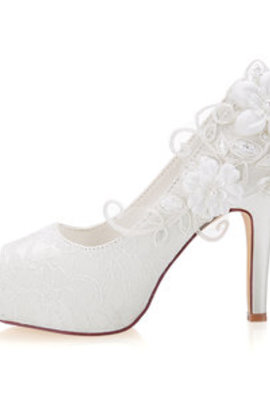 Chaussures pour femme eté plates-formes romantique élégant dramatique talons hauts