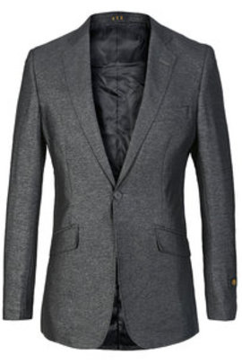 Blazer slim fit costumes noir haute qualité hommes d'affaires