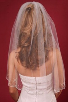 Belle Élégant voile de mariée court occasionnel - photo 2