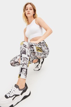 Leggings multicolore pétillant casual