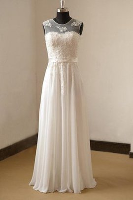 Robe de mariée mode plissé delicat avec chiffon longueur au ras du sol