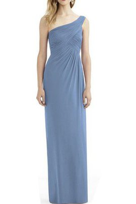 Robe demoiselle d'honneur longue avec fronce ruché jusqu'au sol avec chiffon