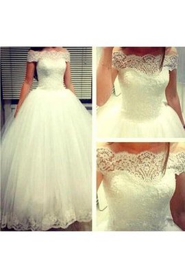 Robe de mariée longue delicat formelle avec décoration dentelle de mode de bal