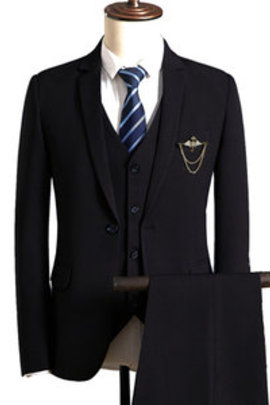 Hommes décontracté business vestes gilet blazers pantalons marié
