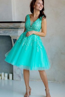 Robe fête de la rentrée chic distinguee a-ligne avec perle fermeutre eclair
