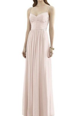 Robe demoiselle d'honneur longue longueur au ras du sol ruché avec perle avec chiffon