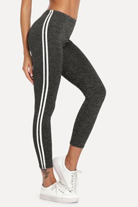 Legging latérale à taille élastique avec bande