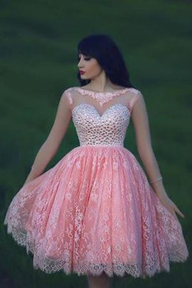 Robe fête de la rentrée pailleté plissage en tulle de longueur à genou en dentelle