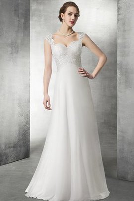 Robe de mariée humble sans dos avec chiffon ceinture haut a-ligne