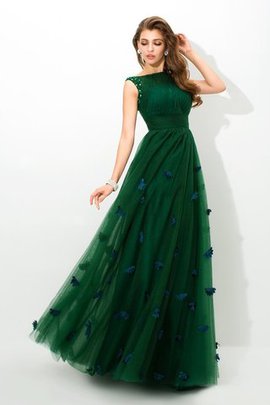 Robe de soirée longue jusqu'au sol de princesse a-ligne fermeutre eclair