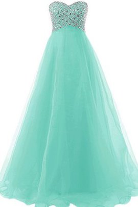 Robe demoiselle d'honneur eclaté col en forme de cœur textile en tulle ligne a de lotus