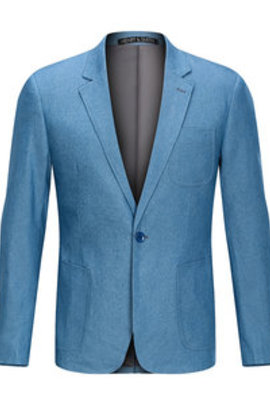 D'affaires poche blazer hommes bureau simple bouton