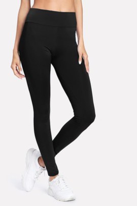 Legging moulant pétillant à taille élastique