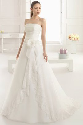 Robe de mariée femme branché naturel romantique avec zip au drapée