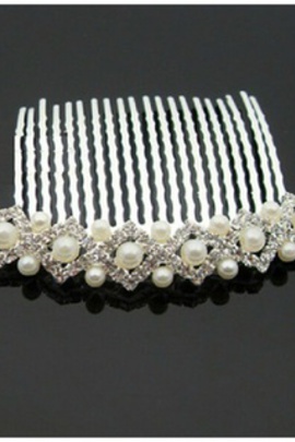 Accrocheur perles chic | moderne bijoux de mariée distinctif