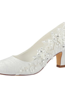 Chaussures de mariage taille réelle du talon 2.56 pouce (6.5cm) tendance eté