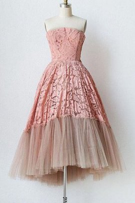 Robe de bal romantique textile en tulle ligne a avec zip de bustier