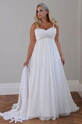 Robe de mariée plissage romantique facile ligne a avec lacets