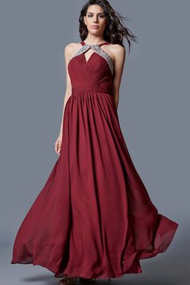 Robe de soirée plissé longue manche nulle avec chiffon avec zip