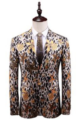 Blazers pour homme imprimé hommes nouvelle mode