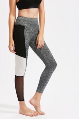 Leggings color-block incroyable tricoté