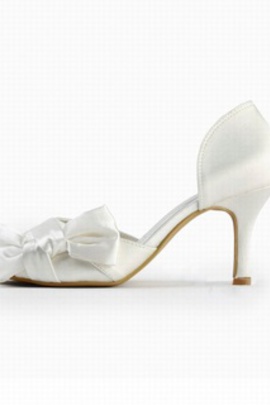 À talons hauts en satin chaussures de mariée séduisant - photo 2
