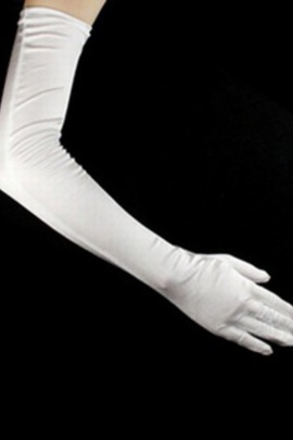 Divin taffetas simples gants blancs timeless mariée