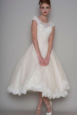 Robe de mariée informel à la mode facile boutonné longueur mollet