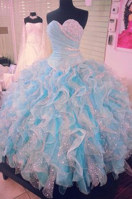 Robe de quinceanera cordon au niveau de genou en tulle noeud de lotus