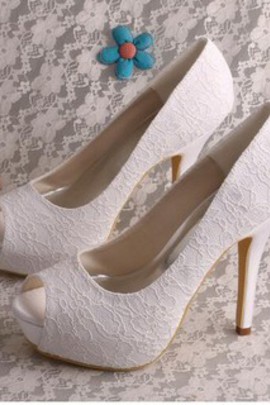 Chaussures de mariage hauteur de plateforme 0.98 pouce (2.5cm) plates-formes talons hauts dramatique