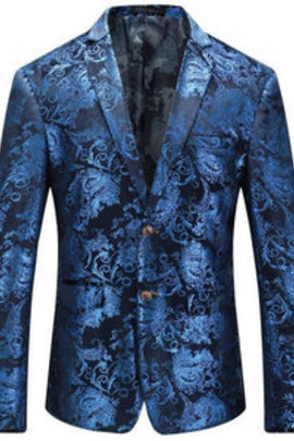 Slim blazer hommes costume veste grande taille mode hommes