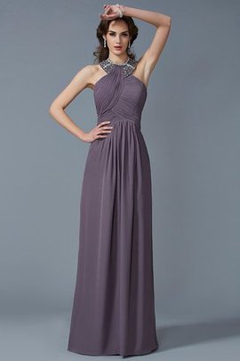 Robe de soirée avec perle avec sans manches elevé avec chiffon fermeutre eclair