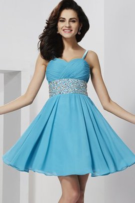 Robe fête de la rentrée bref a-ligne en chiffon de princesse fermeutre eclair