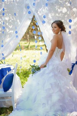 Robe de mariée en satin avec décoration dentelle de sirène manche nulle de lotus