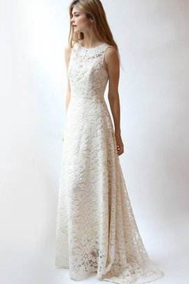 Robe de mariée facile elégant manche nulle fermeutre eclair ligne a