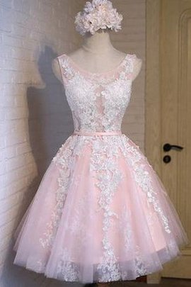 Robe fête de la rentrée classique romantique textile en tulle cordon manche nulle