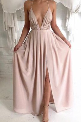 Robe de bal vintage plissage facile sexy avec chiffon