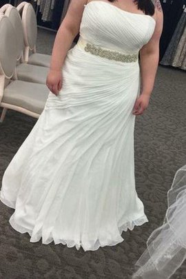 Robe de mariée distinguee mode avec perle lache de bustier