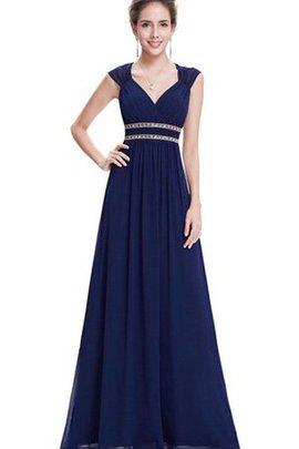 Robe demoiselle d'honneur pailleté avec chiffon a-ligne fermeutre eclair ruché