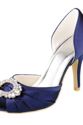Chaussures de mariage éternel printemps taille réelle du talon 3.54 pouce (9cm) talons hauts