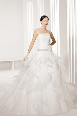 Robe de mariée grandiose à la mode bombé avec perle cordon