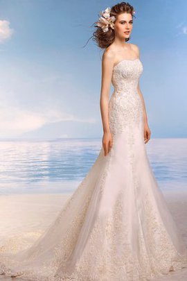 Robe de mariée sexy elégant naturel de sirène avec décoration dentelle