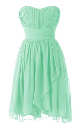 Robe demoiselle d'honneur avec fronce en chiffon ruché de bustier col en forme de cœur