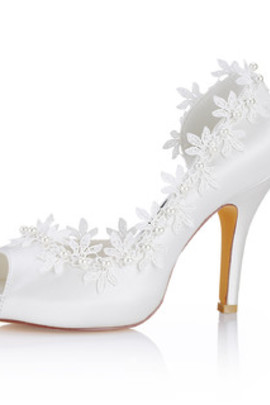 Chaussures de mariage luxueux hauteur de plateforme 0.59 pouce (1.5cm) talons hauts plates-formes