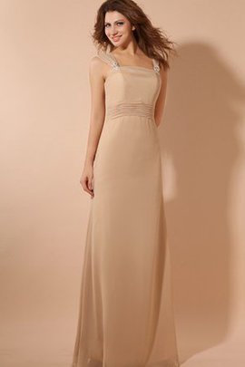 Robe de soirée luxueux longueur au niveau de sol ruché avec chiffon