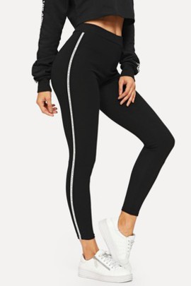 Legging avec bande lettre junoesque