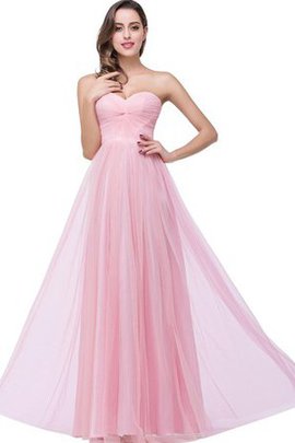 Robe de soirée distinguee naturel ruché ligne a manche nulle