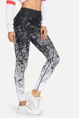 Leggings à taille élastique enchanteur