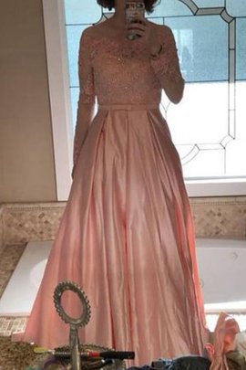 Robe de bal distinguee de mode de bal avec nœud à boucles decoration en fleur en satin