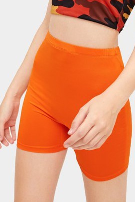 Short unicolore fluo spécial cycliste